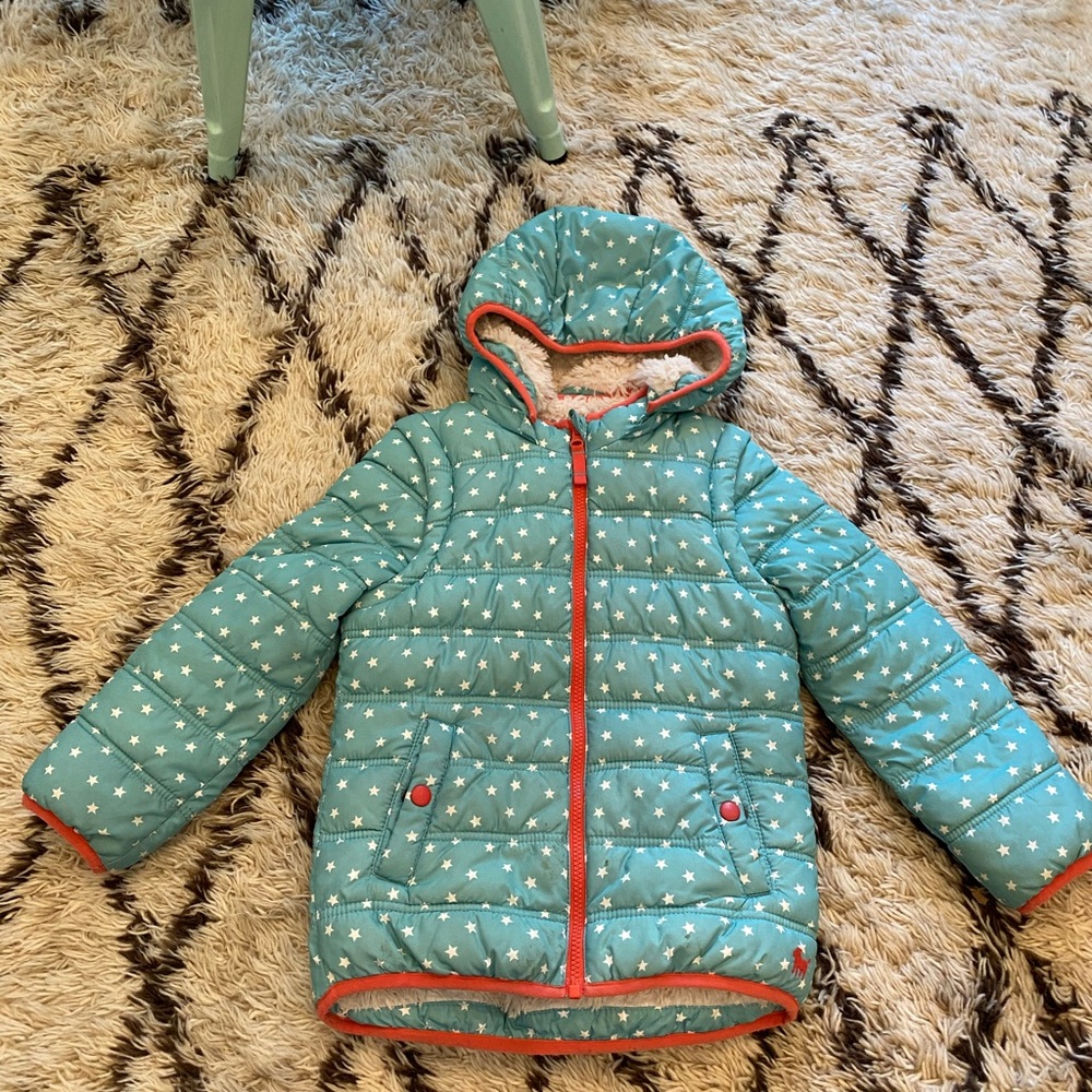 Mini Boden Cosy 2in1 Padded Jacket Sz 6-7yr
